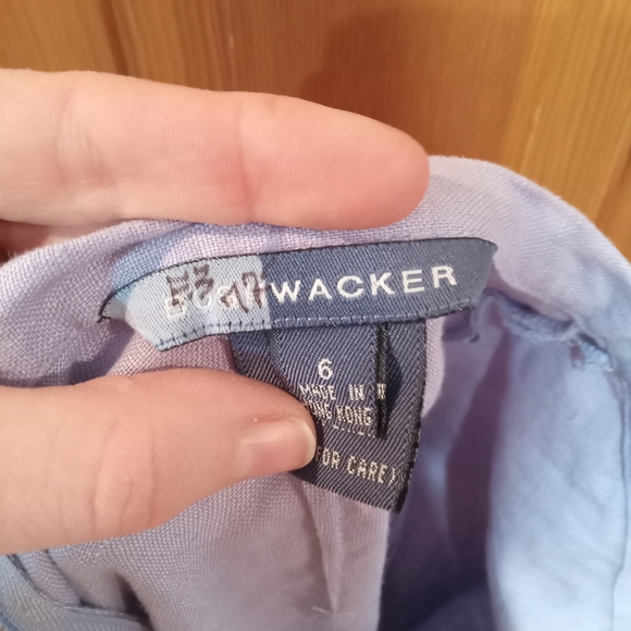 Bush Wacker 100% linen purple maxi skirt size 6 - Picture 4 of 5